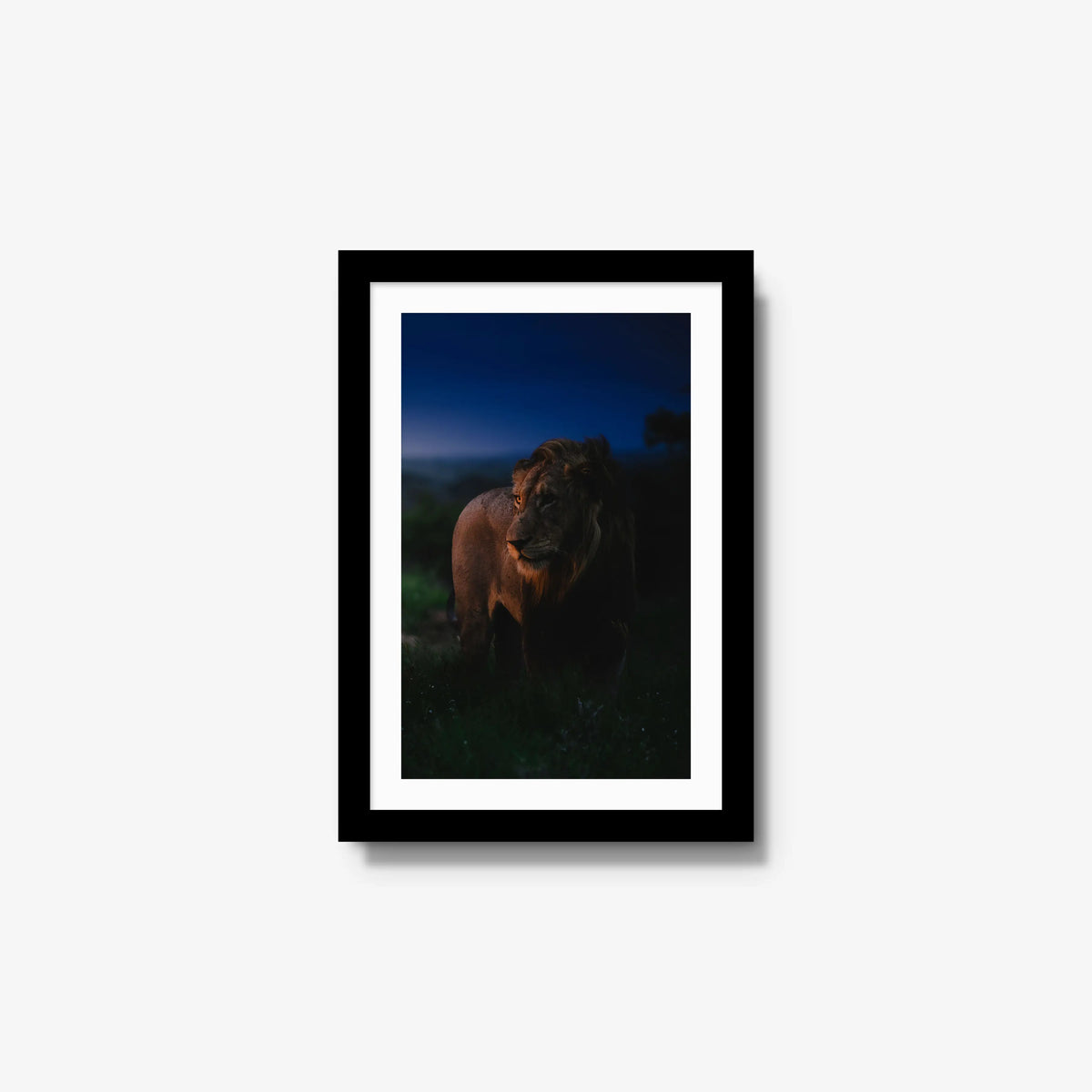 Between day and dark — small / black / mat