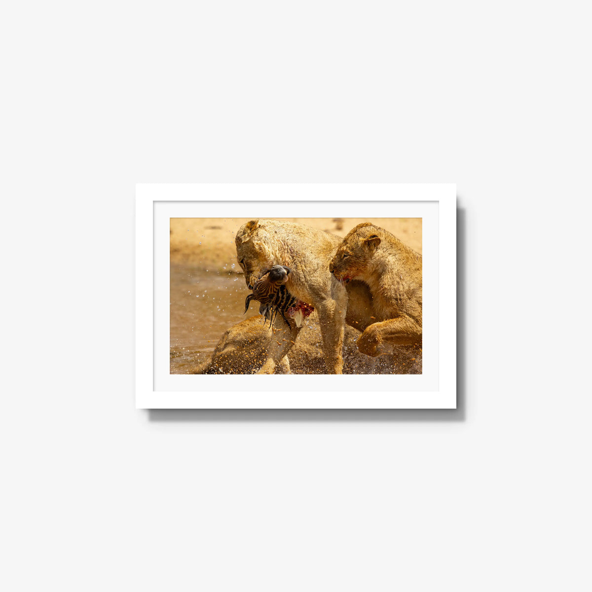 The Weight of Survival — small / white / mat
