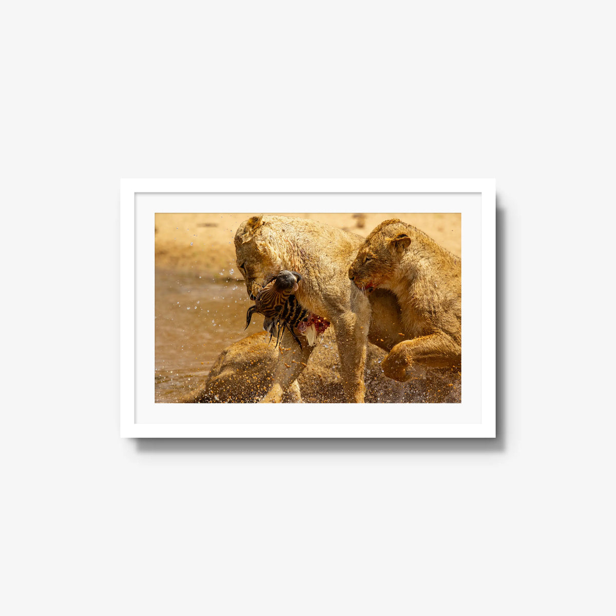 The Weight of Survival — medium / white / mat