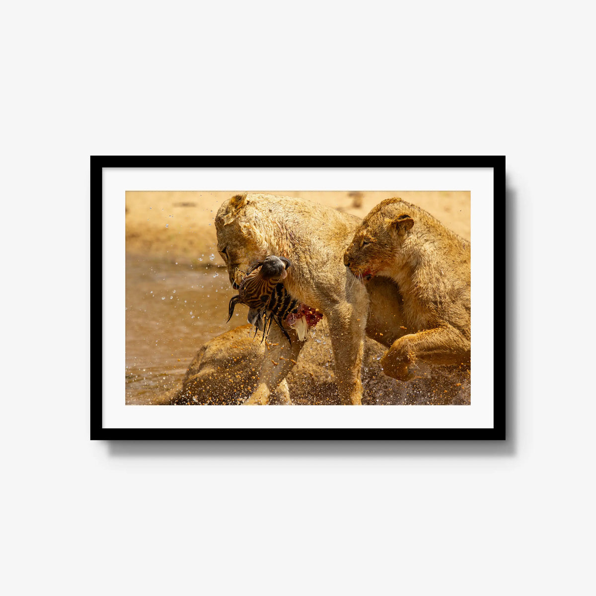 The Weight of Survival — large / black / mat