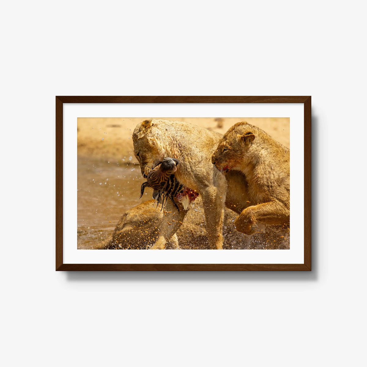 The Weight of Survival — large / brown / mat