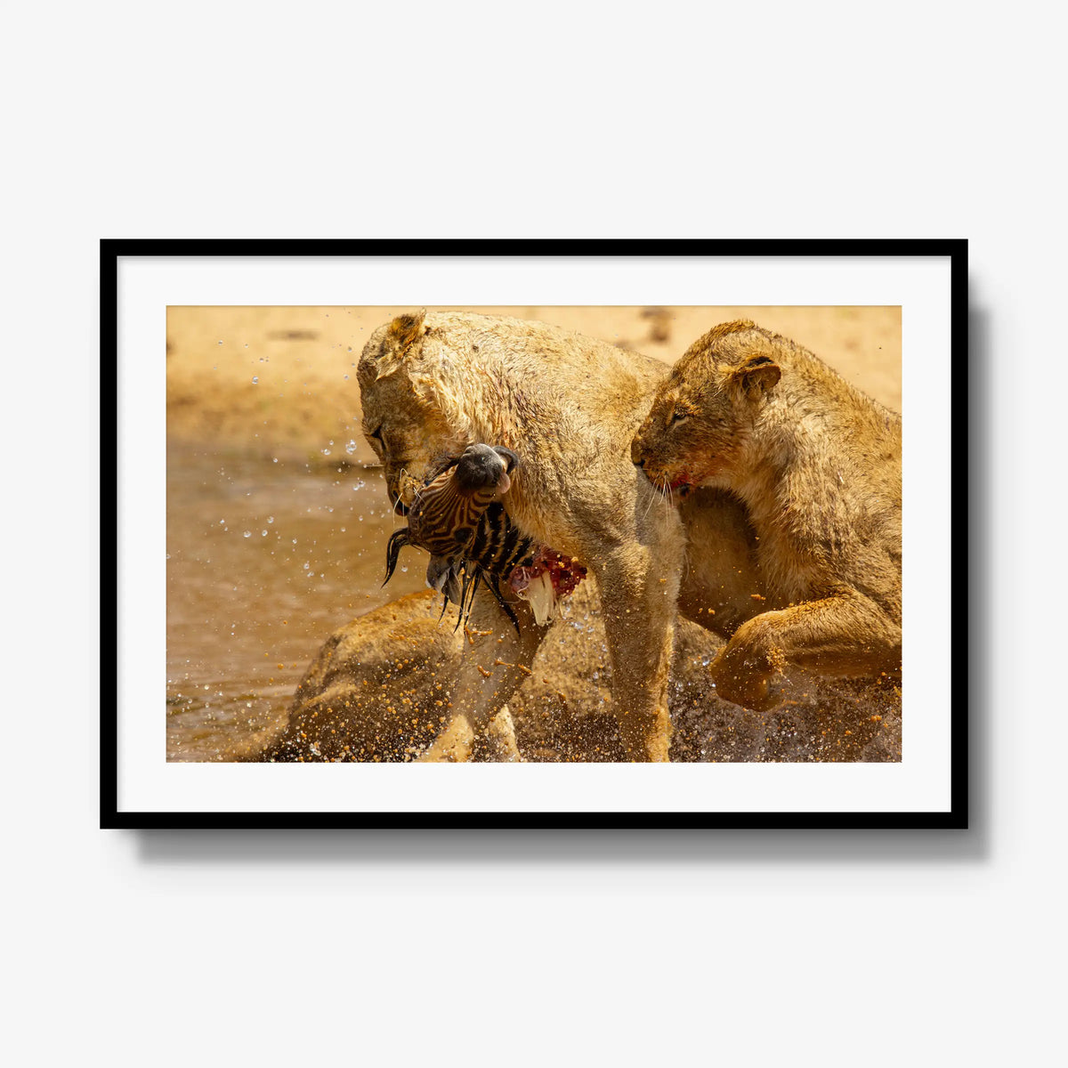 The Weight of Survival — gallery / black / mat