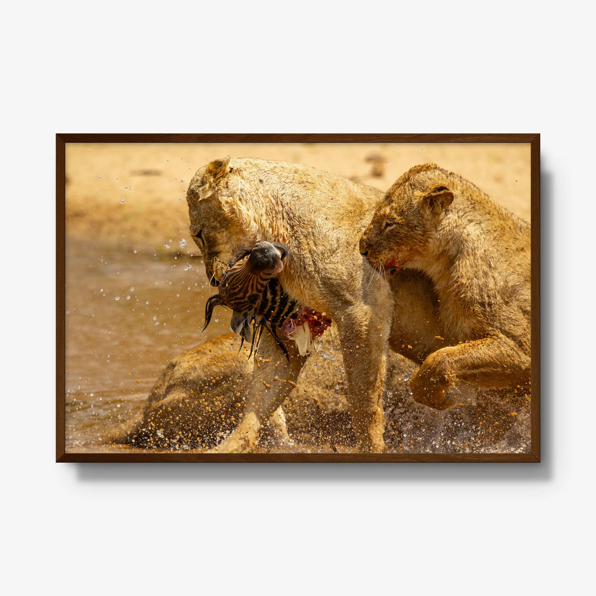 The Weight of Survival — gallery / brown / full