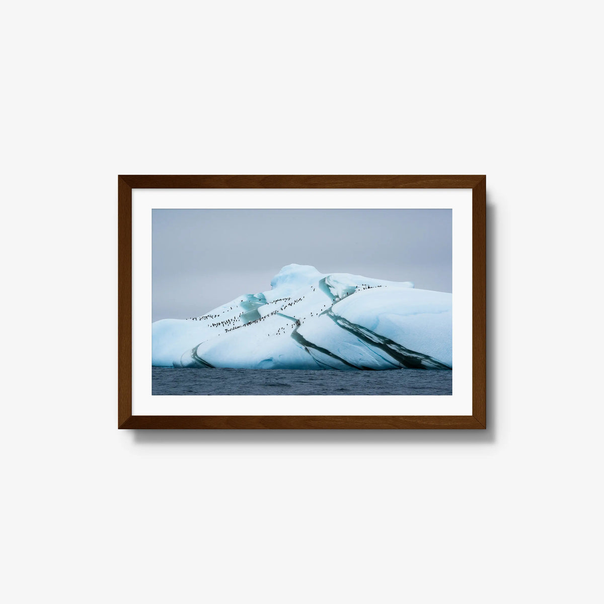 Marble Iceberg — medium / brown / mat