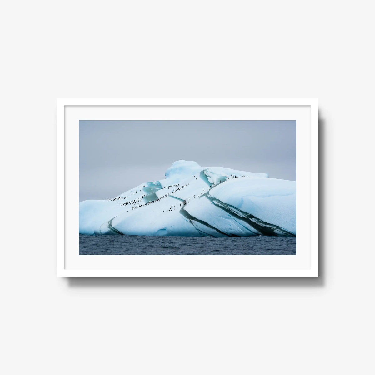 Marble Iceberg — large / white / mat