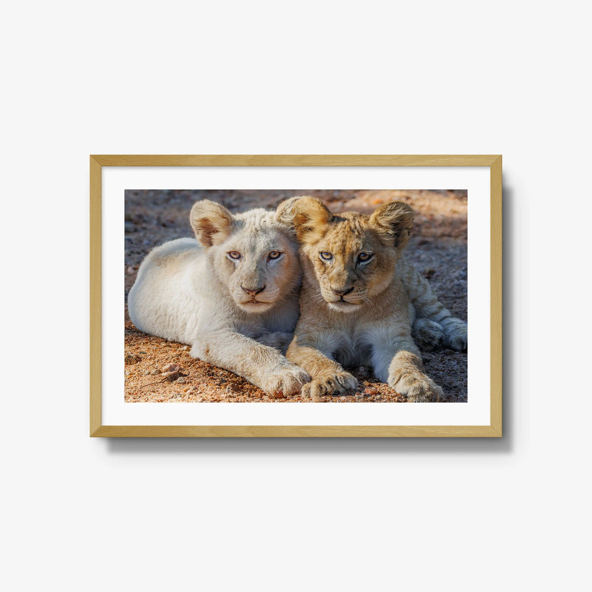 Ghost and Gold — large / natural / mat